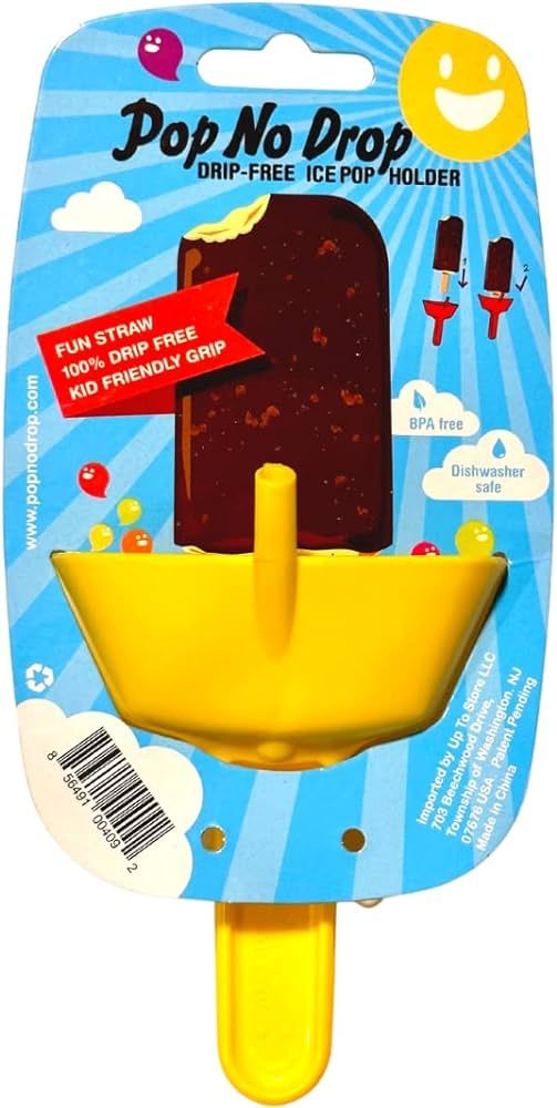 Pop No Drop THE ORIGINAL (1-PACK) Drip Free Popsicle Holder - Mess Free Frozen Treats Holder with... | Amazon (US)