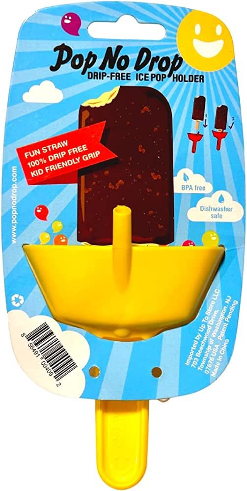 Pop No Drop THE ORIGINAL (1-PACK) Drip Free Popsicle Holder - Mess Free Frozen Treats Holder with... | Amazon (US)