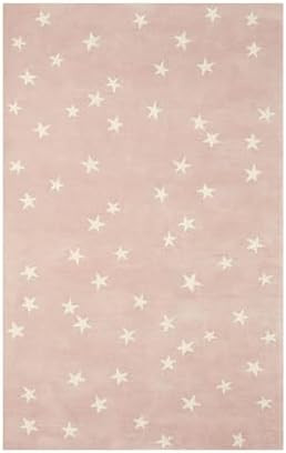 Star Skies Area Rug – 3’ x 5' – Handmade Wool Area Rugs – Pink – Rugs for Living Room, ... | Amazon (US)