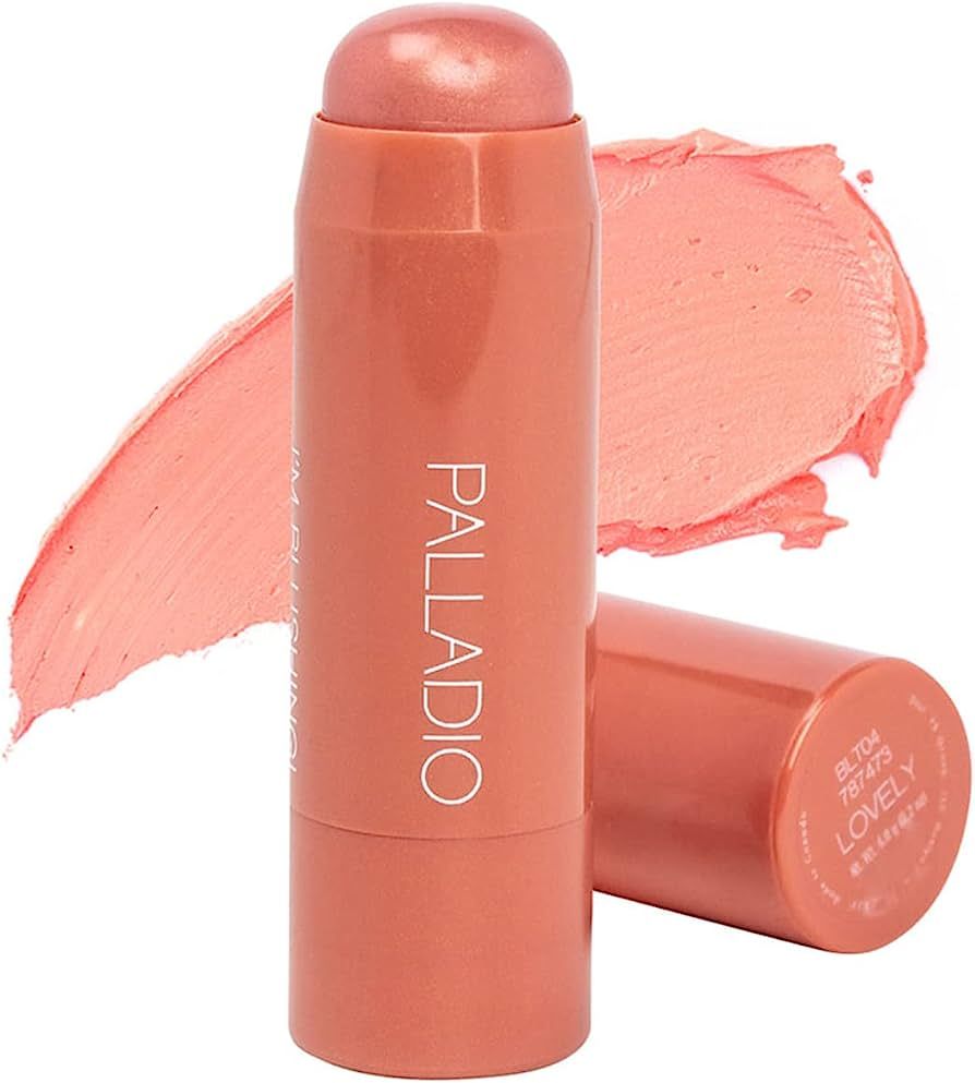 Palladio I'm Blushing 2-in-1 Cheek and Lip Tint, Buildable Lightweight Cream Blush, Sheer Multi S... | Amazon (US)
