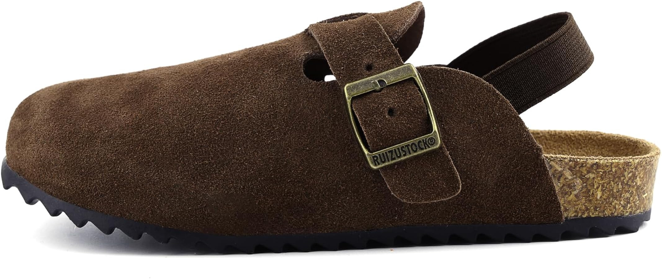 Kids Suede Clogs Toddler Clogs Boys Girls Sandals Cork Adjustable Buckle Mules | Amazon (US)