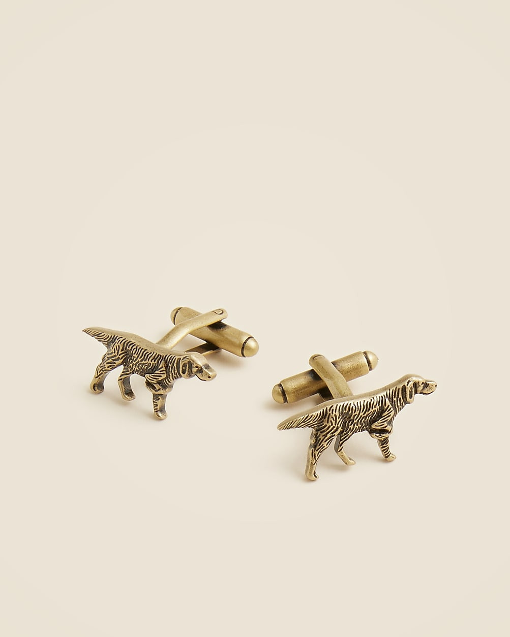 Brass dog cuff links | J. Crew US
