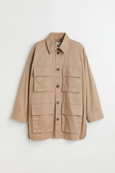 Cotton twill utility jacket | H&M (UK, MY, IN, SG, PH, TW, HK)