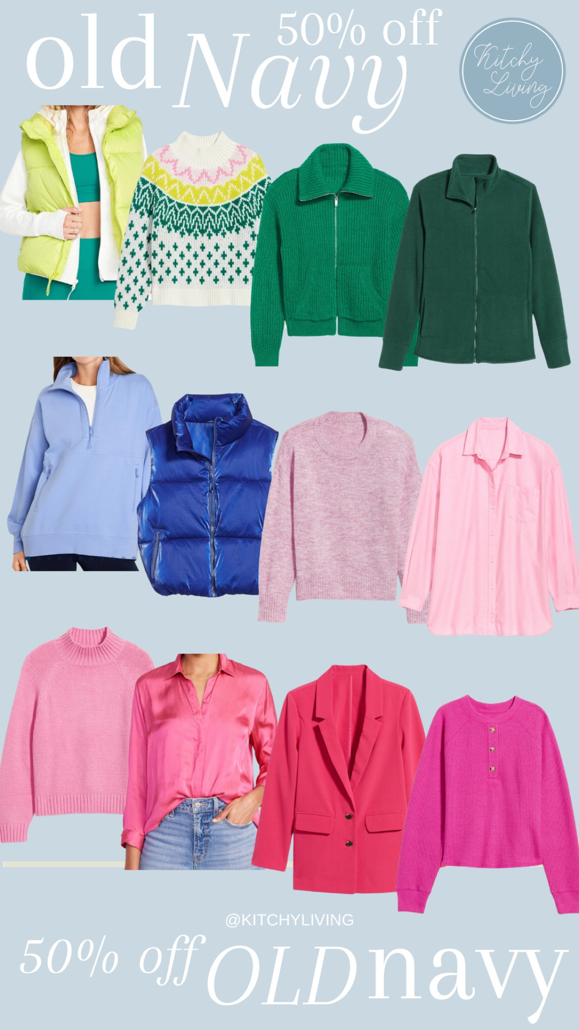 50% OFF EVERYTHING @ Old Navy for three days only! Stock up on all your fall/winter staples #oldnavy #womensfashion #oldnavysale 

#LTKsalealert #LTKfindsunder100 #LTKSeasonal