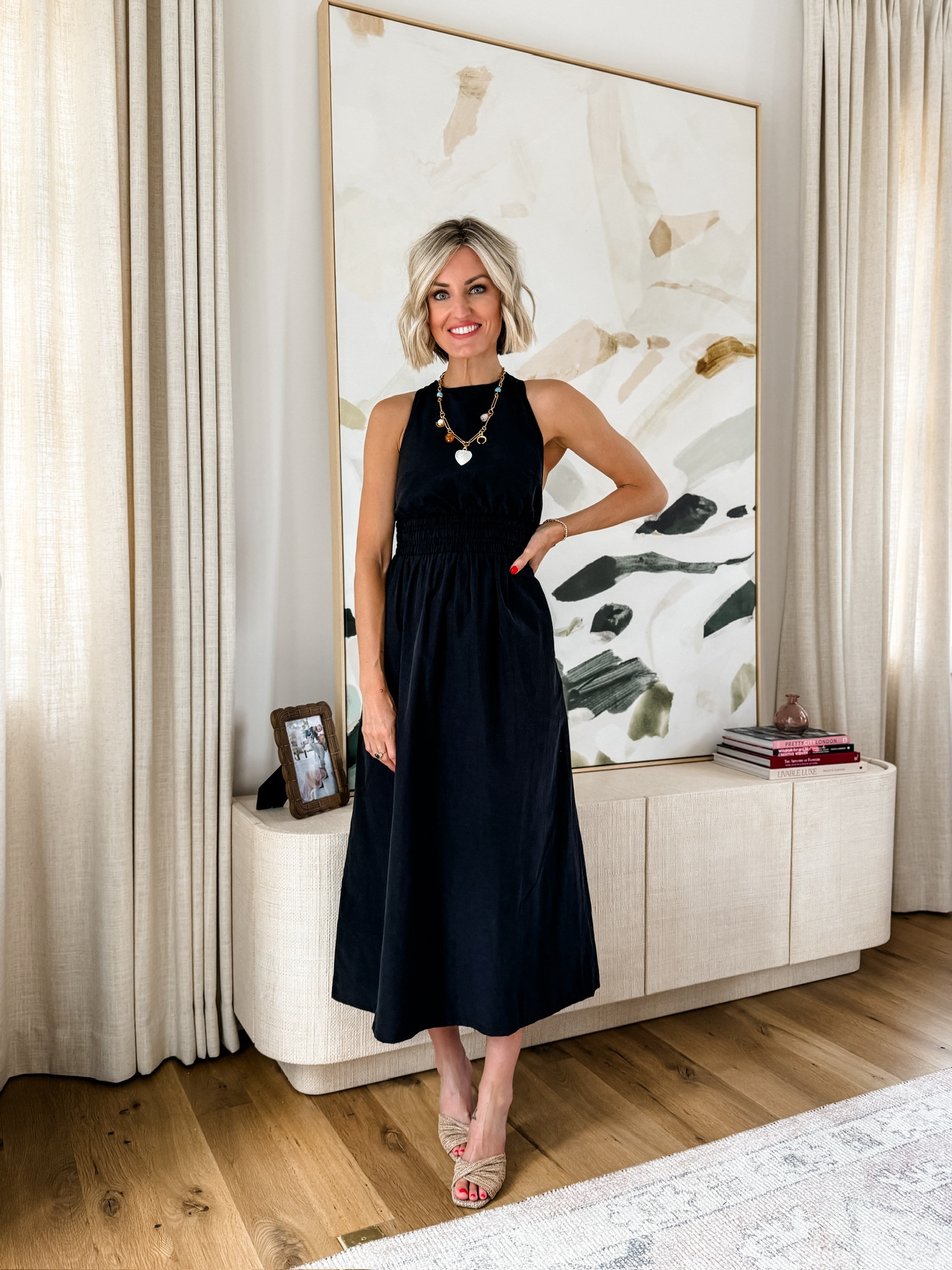 Loving this dress I got recently from Target! I have it in black & red! The back is super cute too! Wearing XS! 

Loverly Grey, Target finds, summer dress

#LTKStyleTip #LTKSeasonal