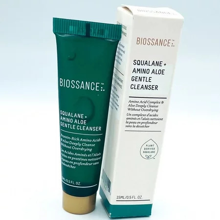 Biossance Squalane + Amino Aloe Gentle Cleanser Sample .5 fl oz 15 ml Sealed New | Walmart (US)