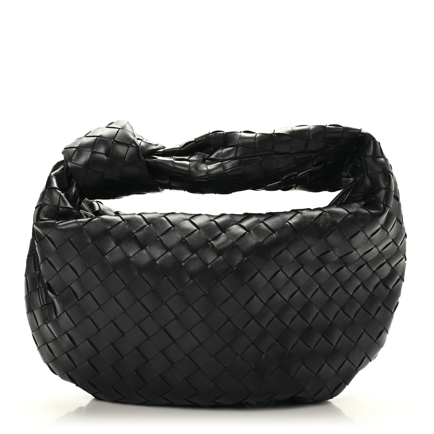 Nappa Intrecciato Teen Jodie Hobo Black | FASHIONPHILE (US)