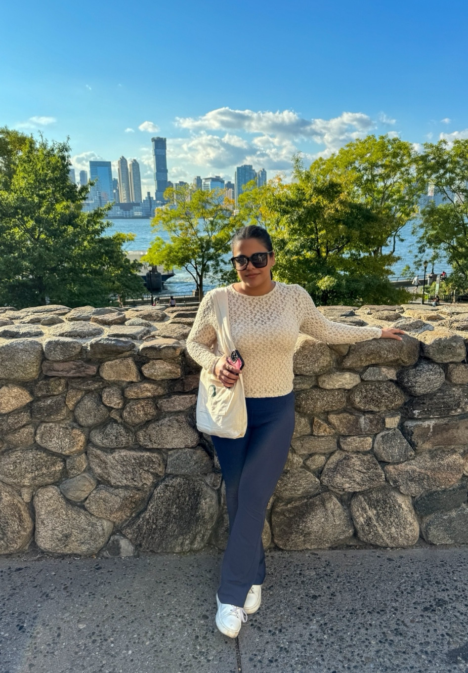 Wore this very casual fit to brunch in NYC followed by some site seeing. 

Fabletics yoga pants: Medium
Vince top: medium 

#LTKMidsize #LTKStyleTip #LTKTravel