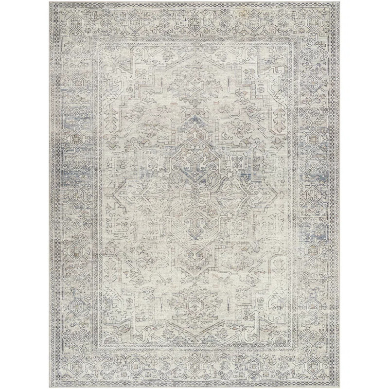 Becki Owens x Surya Margot Oriental Light Gray/Beige Area Rug | Wayfair North America
