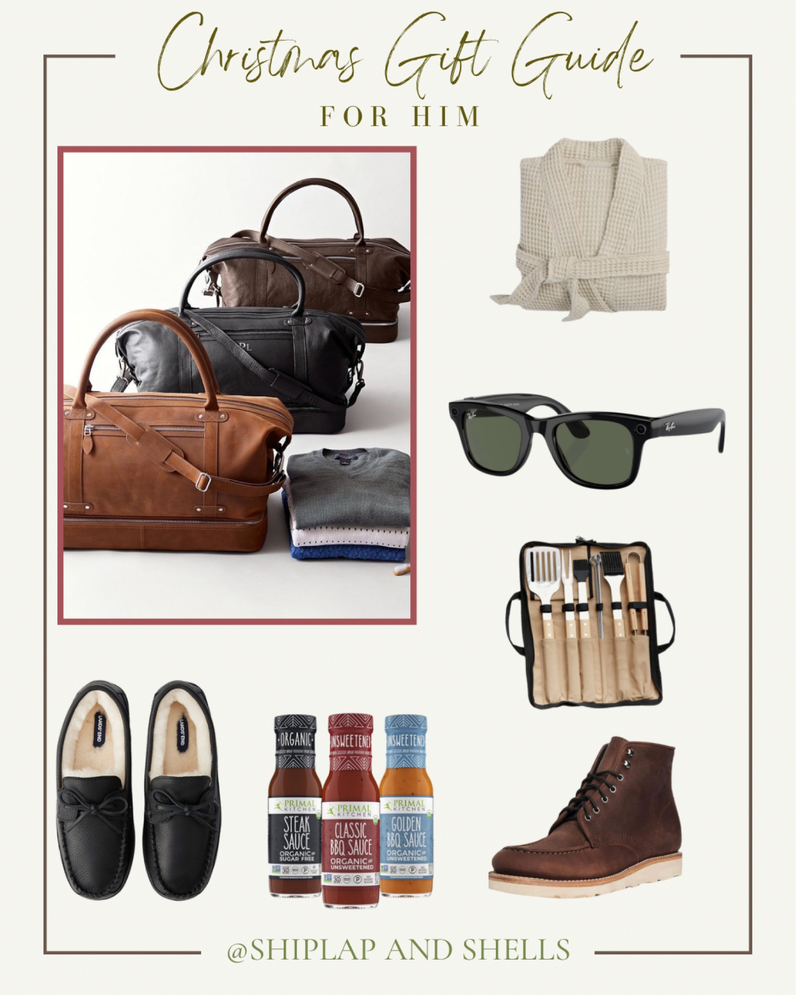 Gift ideas for him! 


Guide guide for him, gifts for men, gifting ideas, holiday gifting, gift guide 2033, Christmas 2023

#LTKHoliday #LTKGiftGuide #LTKSeasonal