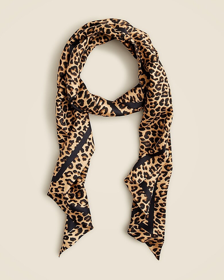 Printed silk scarf | J. Crew US