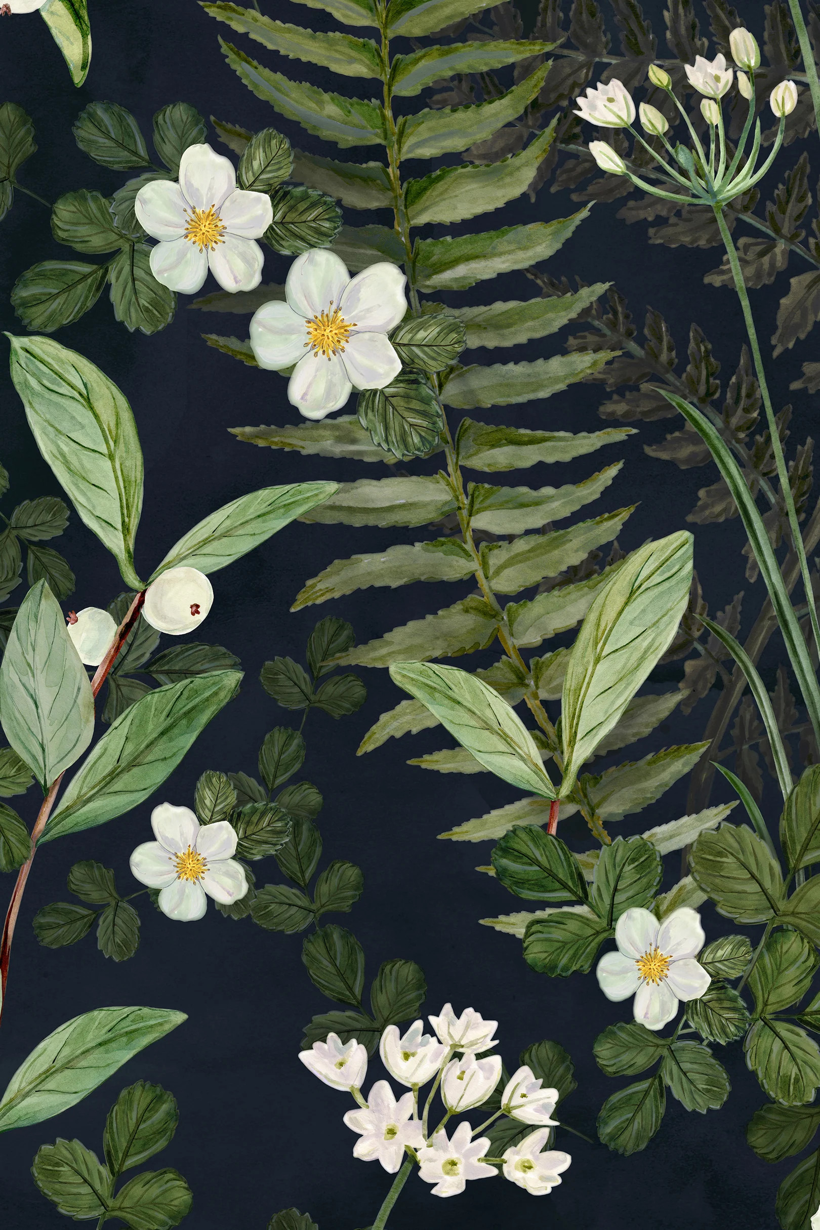 NW Fern | Artist Series Paste the Wall Wallpaper by Artscape | Made in Sweden | Artscape