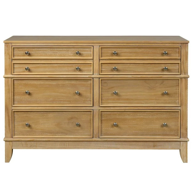 Hazel 6 Drawers Dresser Solid Wood - Walmart.com | Walmart (US)