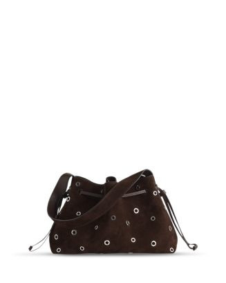 The Suede Drawstring Shoulder Bag | Bloomingdale's (AU)
