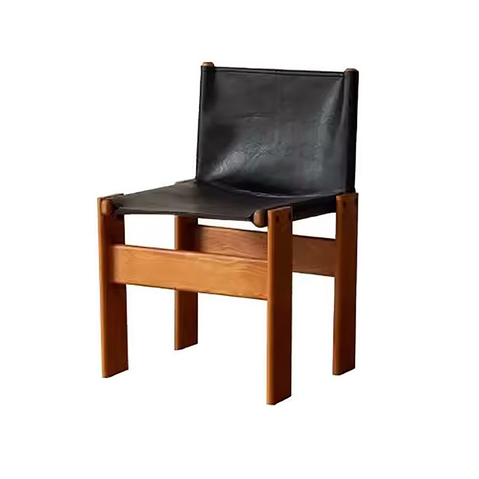 Modern Dining Chairs, Mid Century PU Leather Dining Room Chairs, Wooden Armless Side Chair, for L... | Amazon (US)