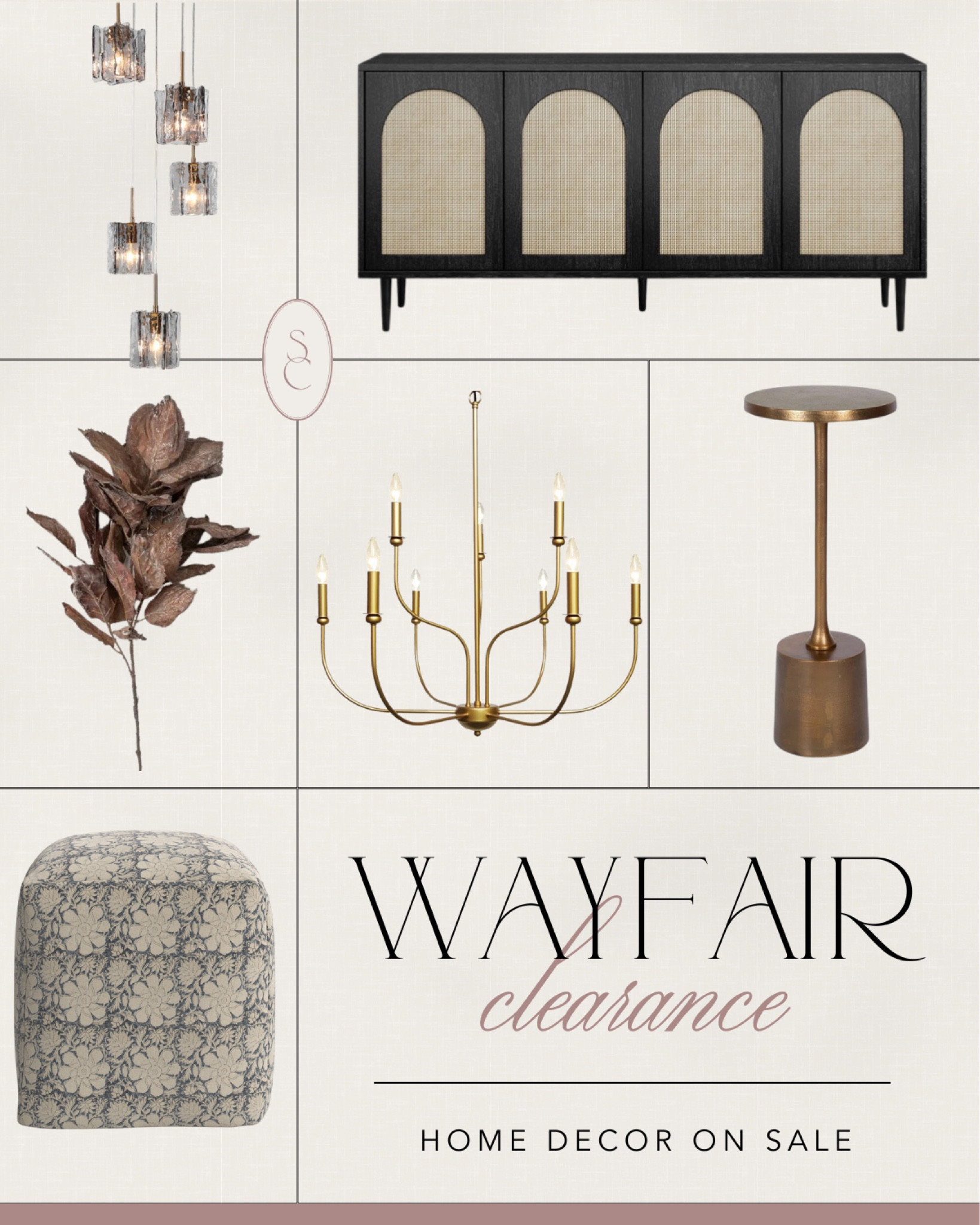 Wayfair 72-hour clearance sale is going on! Grab this gorgeous light fixture, chandelier, brass side table, ottoman, faux fall stems, console table, and more on major sale! 

console table, living room furniture, living room decor, wayfair, wayfair living room, wayfair home decor, modern home decor, lighting, fall home decor 

#LTKSeasonal #LTKSaleAlert #LTKHome