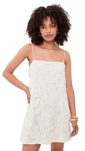 Line & Dot Women's La Dolce Mini Dress, White, L | Amazon (US)