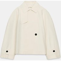 Zara - Zw Collection Short Trench Coat - Bone - S - Woman | Zara UK