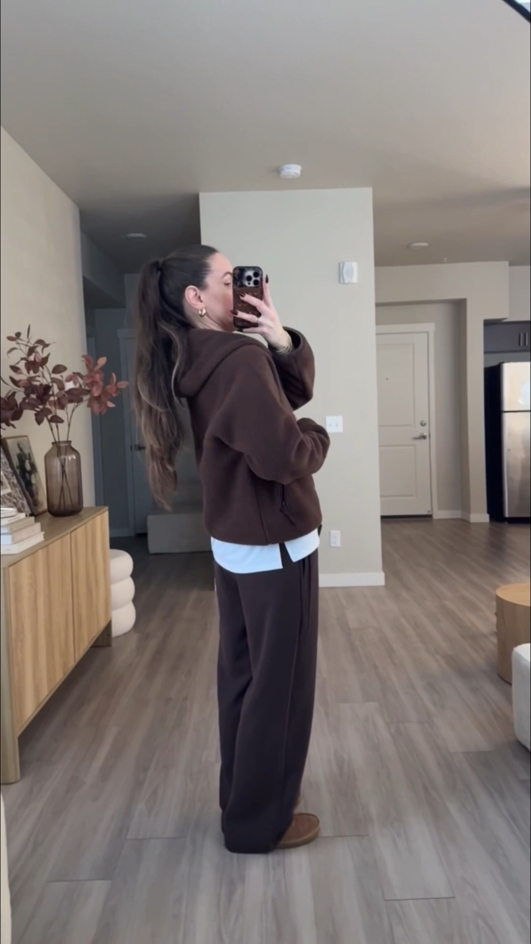 amazon brown fleece jacket 

ps aritzia is on major sale.  linked things i own and love 