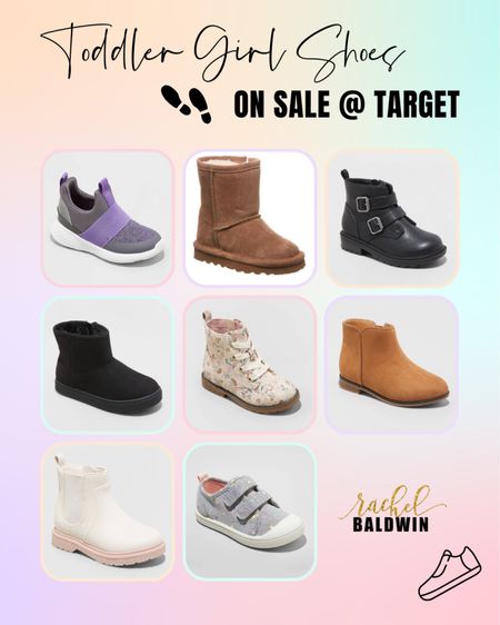 Is anyone else DYING over the selection of toddler girls boots at Target? Combat boots? Chelsea boots?  I NEED THEM ALL 😍. It’s our lucky day friends - All of these toddler girl shoes are currently on sale! 🎉

#LTKSeasonal #LTKkids #LTKsalealert