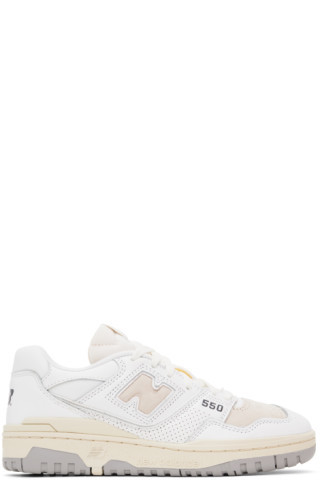New Balance - White 550 Sneakers | SSENSE