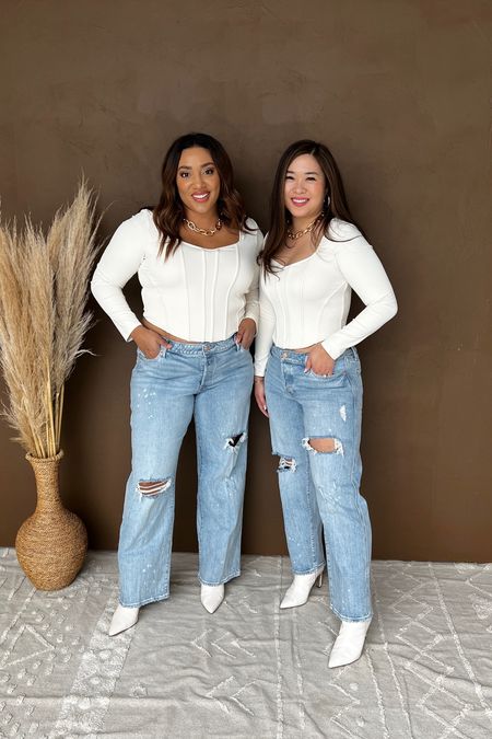 I’m in the size 16 / XL and Sandy is in the 8P / M! It’s all about style, not size!🙌🏼 My girl @sandyalamode and I have teamed up with @express to share a few of our favorite looks for every body type! From work to weekend, we know you’ll feel so confident in these pieces. Shop them directly on our @shop.ltk profiles!💖 #expresspartner #expressyou

#LTKcurves #LTKFind #LTKshoecrush