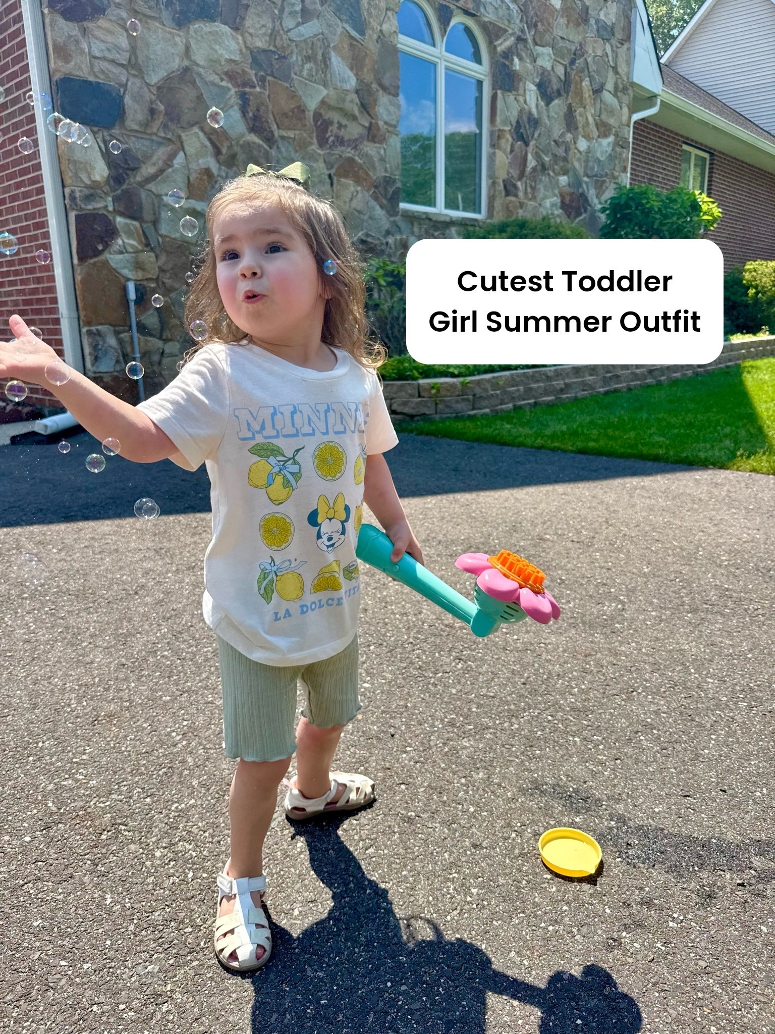 Cute + comfy toddler style 🍋🎀 Our favorite little summer outfit featuring the sweetest Minnie Mouse lemon tee, biker shorts, and white closed toe sandals for all the sunny day adventures ☀️💛🫧
▫️
▫️
toddler girl outfit, toddler summer outfit, Minnie Mouse outfit, Disney toddler outfit, lemon graphic tee, toddler biker shorts, white closed toe sandals, toddler fashion, toddler girl style, cute toddler clothes, casual toddler outfit, summer toddler fashion, Disney style for girls, comfy toddler outfit, toddler play outfit, trendy toddler clothes, little girl summer style, toddler Disney tee, everyday toddler outfit, toddler outfit inspiration, toddler fisherman sandals, closed toe sandals for toddlers

#LTKKids #LTKBaby #LTKmomlife