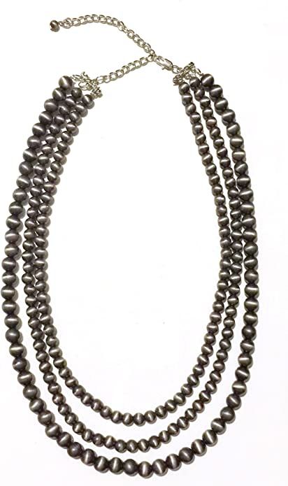 J CHRONICLES Western Navajo Pearl Multi Strand Necklace | Amazon (US)