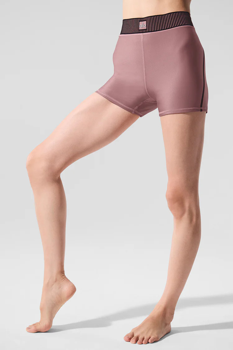 Airlift High-Waist Line Up Short - Smoky Quartz | Alo Yoga (US)