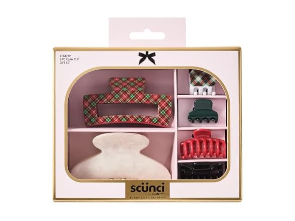 Scunci by Conair 6pk Holiday Classic Gift Set | Woot!