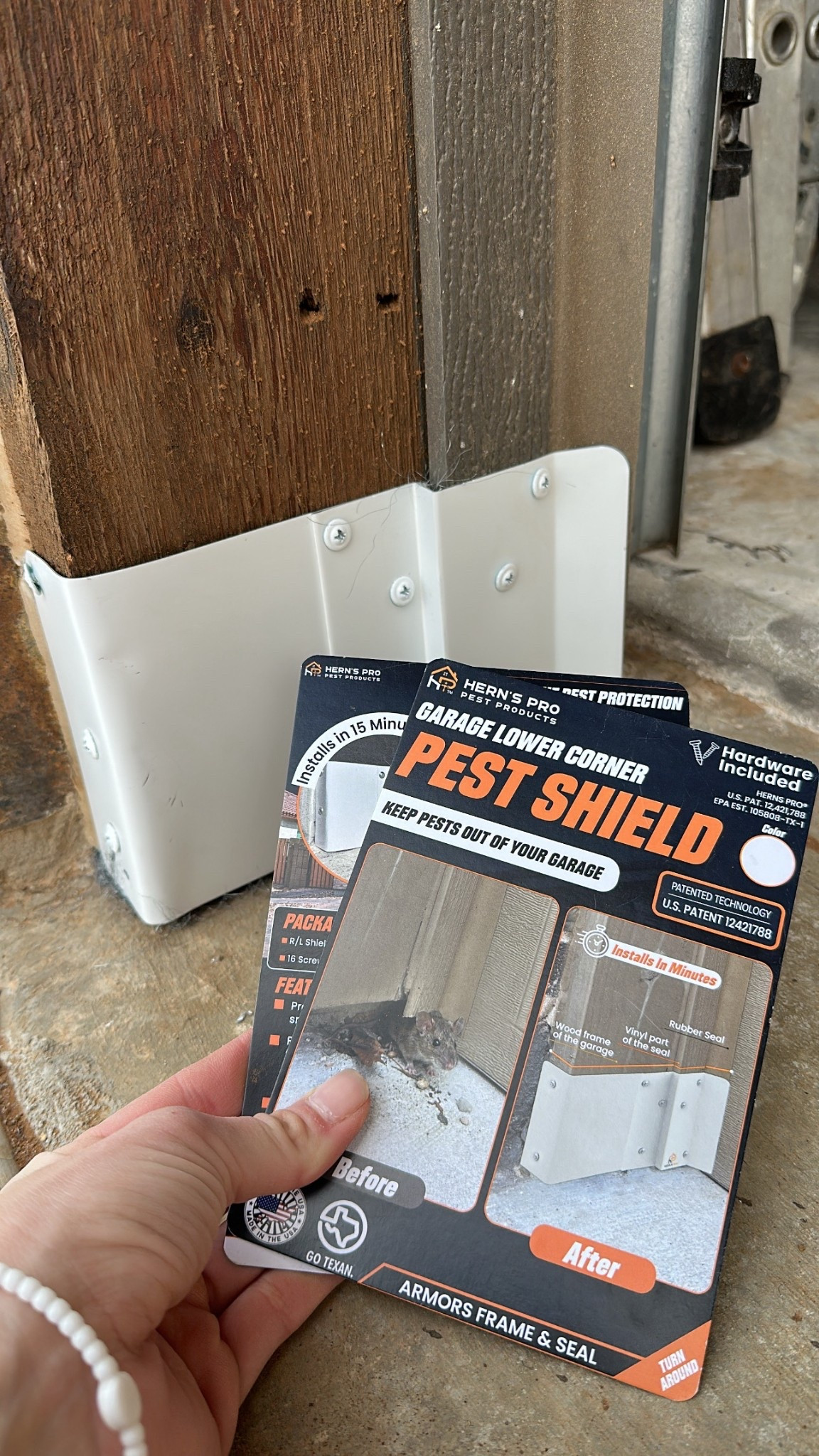 Garage door pest shield!! 

#LTKHome #LTKspring