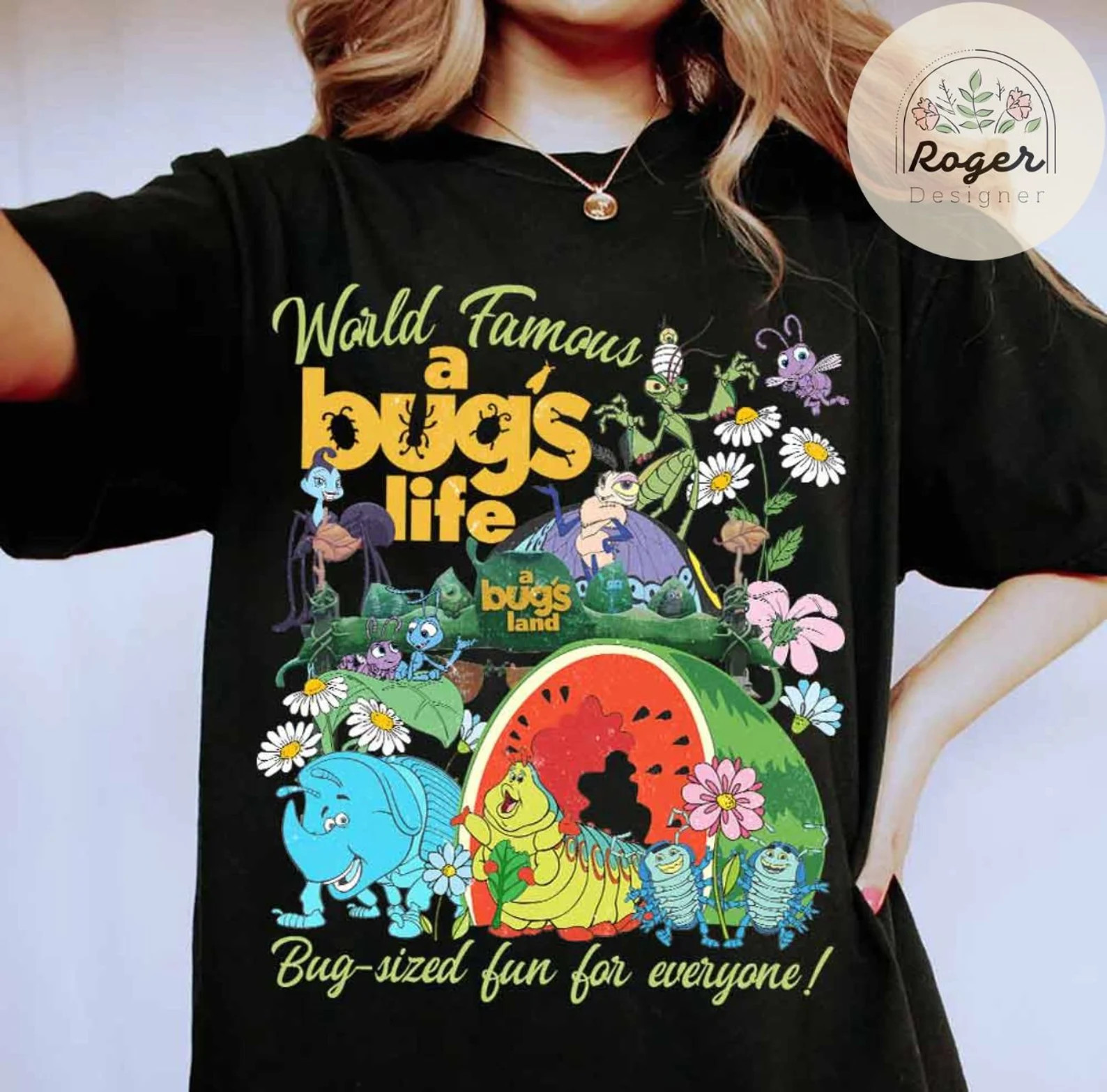 Vintage Disney A Bug's Life A Bug's Land shirt, Disneyland Ride shirt, Heimlich Flik Hopper Princ... | Etsy (US)