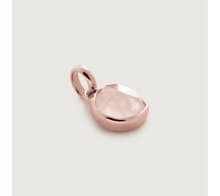 Siren Bezel Gemstone Small Pendant | Monica Vinader (Global)