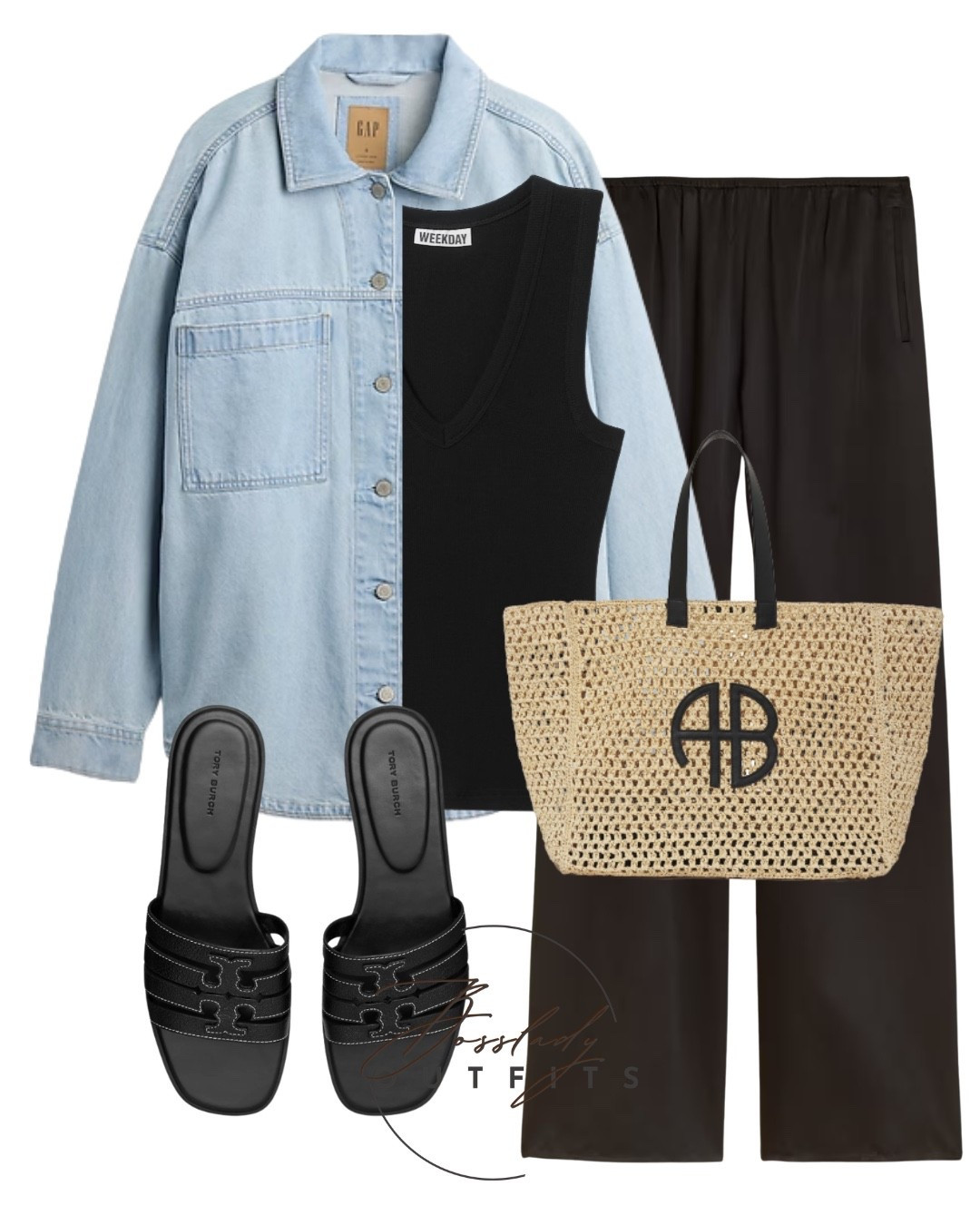 Effortless Casual Chic: Spring-to-Summer Transition
Nailing that perfectly undone, relaxed look is all about layering elevated basics. This oversized light-wash denim shirt is the ultimate throw-on piece over a classic black tank and flowy wide-leg trousers. Finish the look with a textured straw tote and comfortable leather slide sandals, and you're ready for everything from weekend brunch to running errands.

#LTKstyletip #LTKshoes #LTKsummer