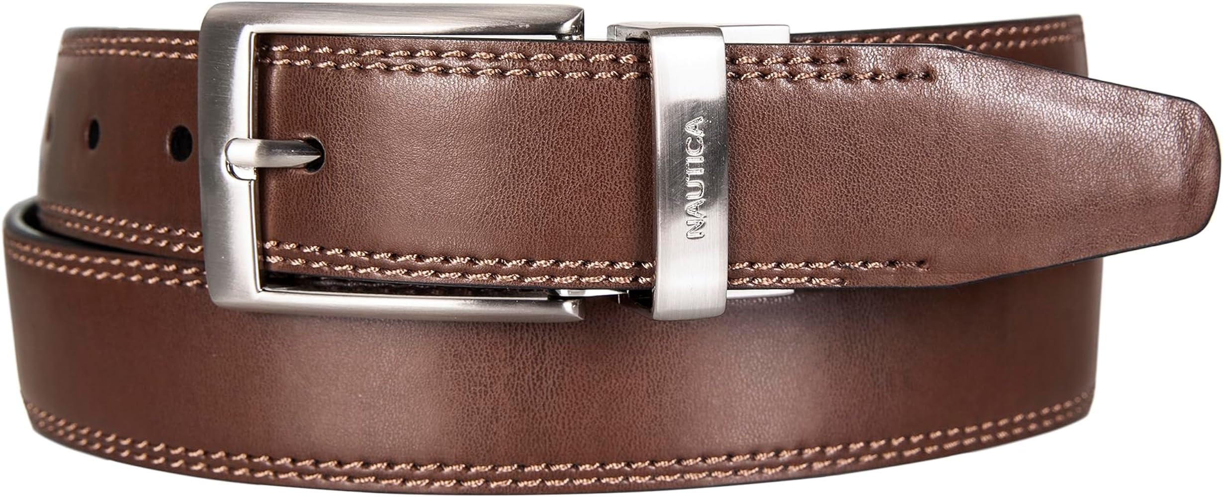 Nautica Men's Reversible Leather Belt | 2-in-1 | Classic | Everyday | Business | Work | Dress | C... | Amazon (US)