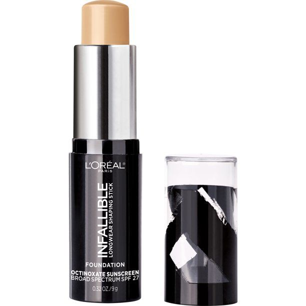 L'Oreal Paris Infallible Longwear Foundation Shaping Stick, Sand, 0.32 oz | Walmart (US)