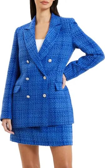 Azzurra Double Breasted Tweed Blazer | Nordstrom