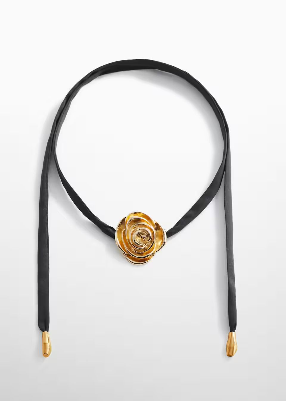 Flower choker necklace -  Women | Mango USA | MANGO (US)