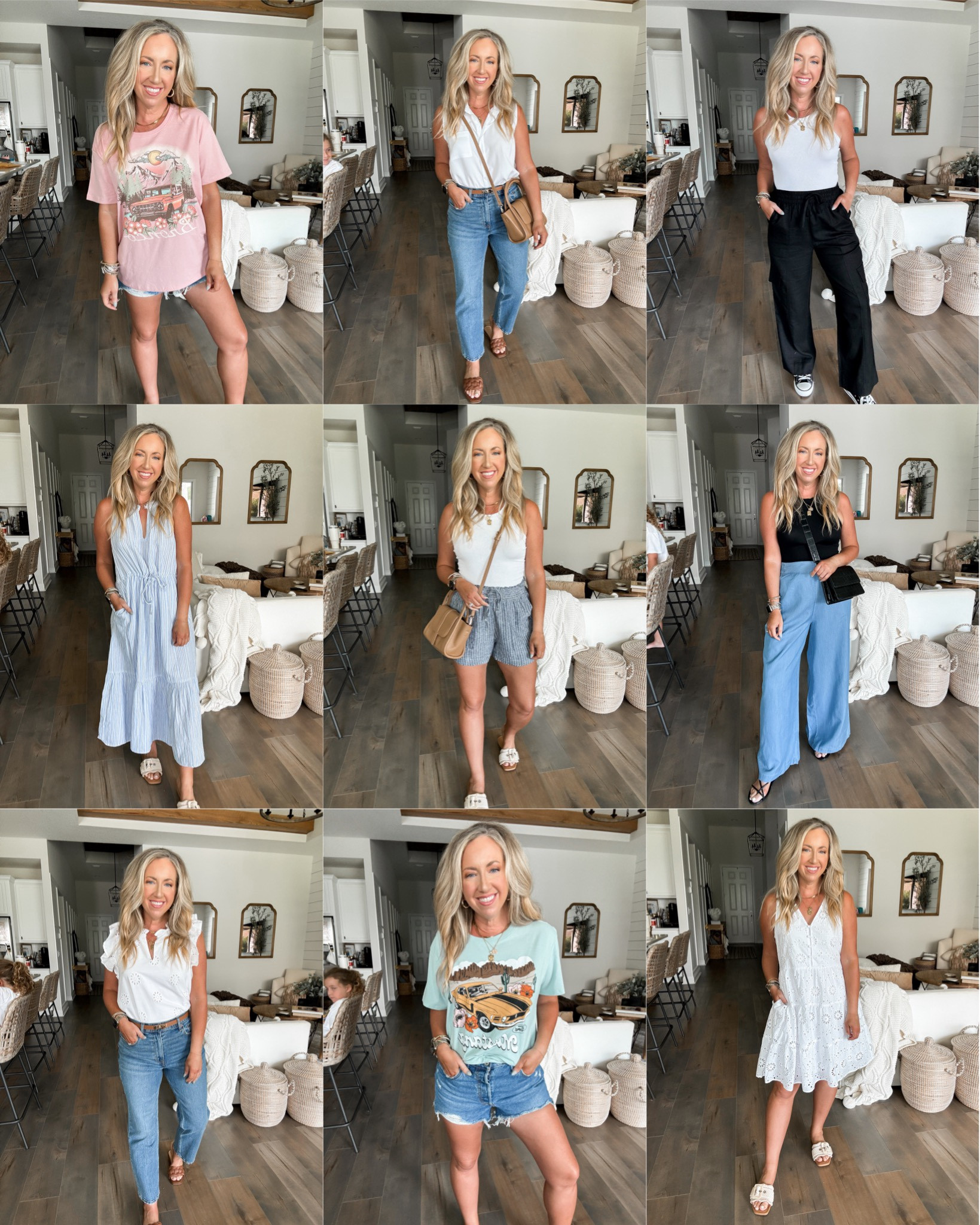 Walmart fashion Walmart finds, spring outfits, spring dresses, graphic tee, chambray pants date night outfit

#LTKfindsunder50