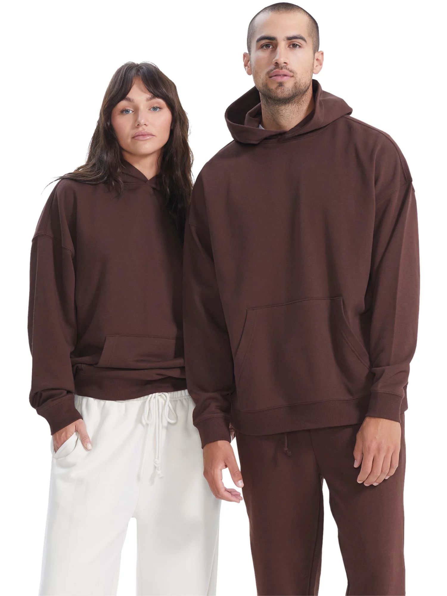 No Boundaries All Gender Oversize Hoodie Sweatshirt, Men's Sizes XS - 3XL | Walmart (US)