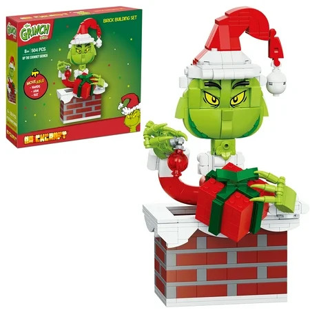 Brickcraft Up the Chimney Grinch Building Kit, (504 Pieces )– Limited Edition Christmas Décor Collectible & Gift for Kids Ages 8+ | Walmart (US)