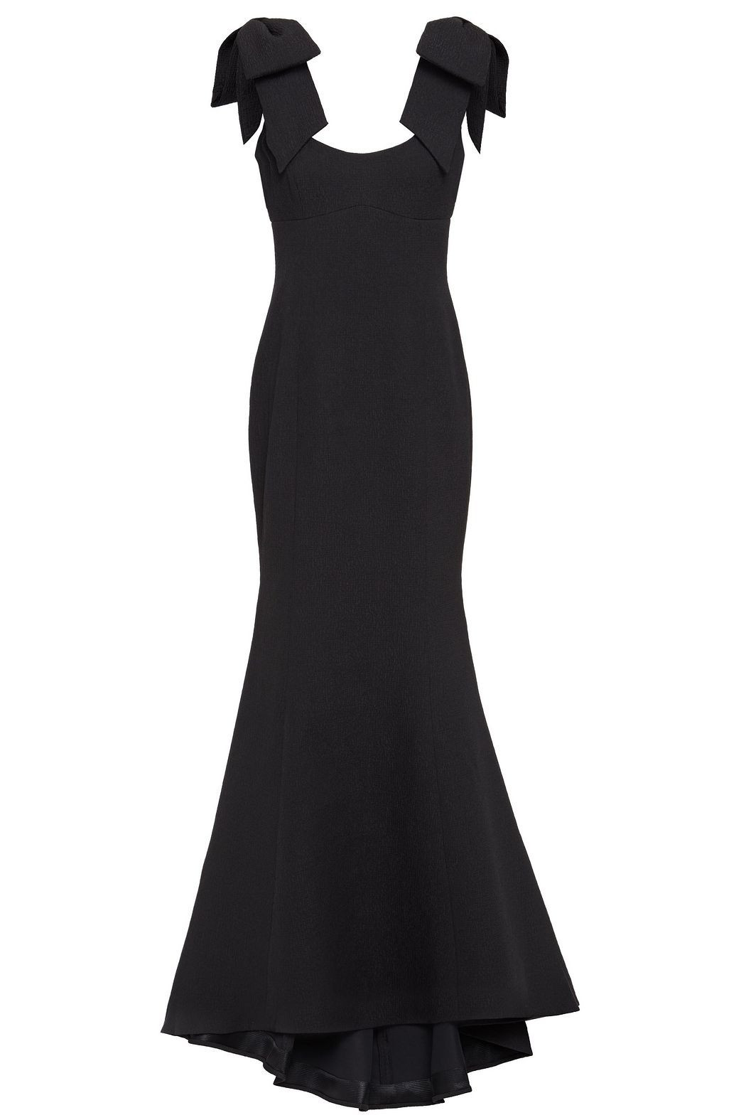 Bow-embellished cloqué gown | The Outnet (US and CA)