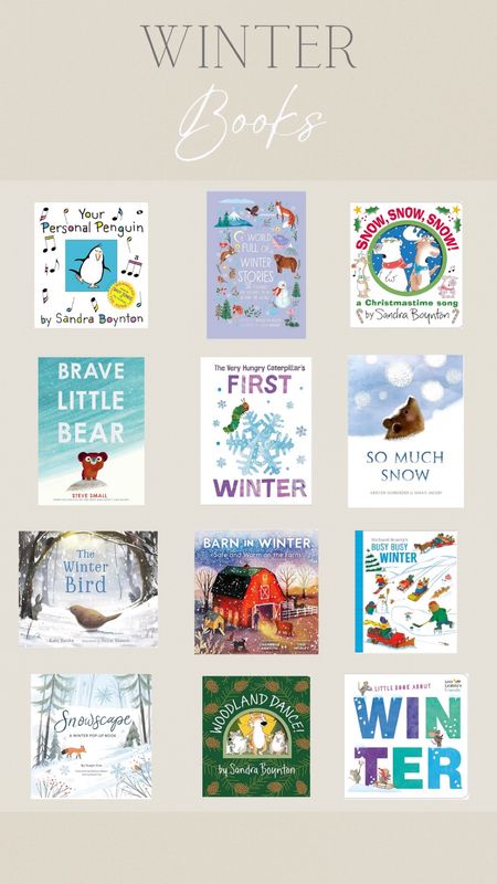Winter kids books #kidsbooks #winter #winterkidsbooks 

#LTKbaby #LTKkids #LTKSeasonal