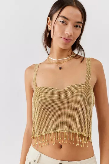 Eva Rhinestone Top | Urban Outfitters (US and RoW)