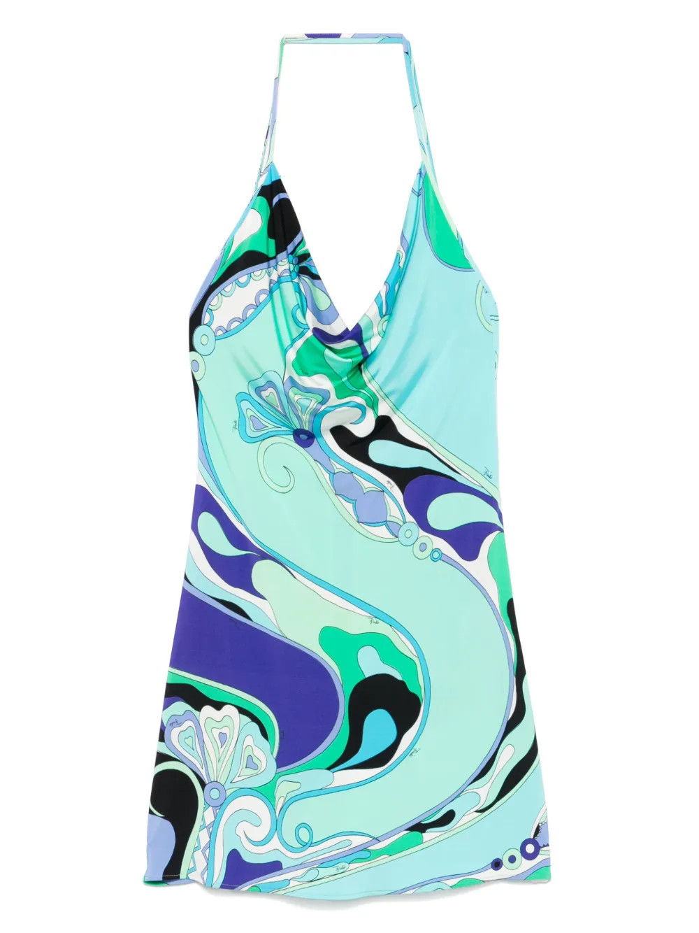 PUCCI printed mini dress - Green | Farfetch Global