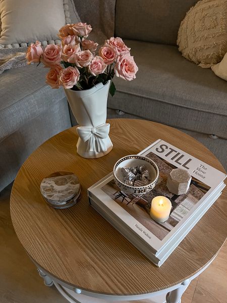Amazon coffee table, coffee table decor 

#LTKfindsunder100 #LTKhome #LTKSeasonal