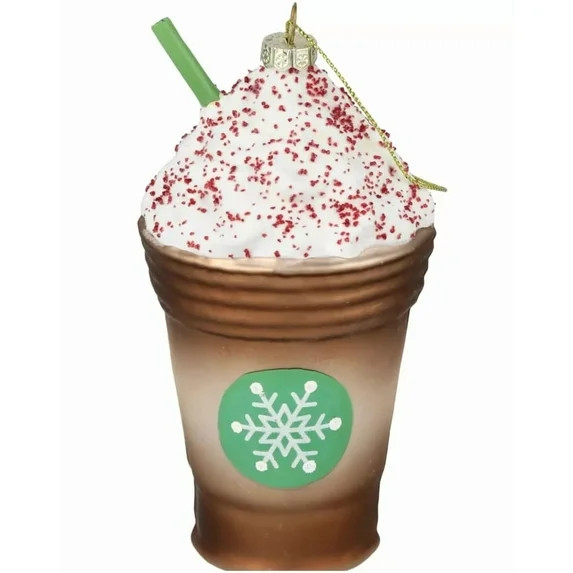 Iced Coffee Glass Christmas Ornament 5.3" | Walmart (US)