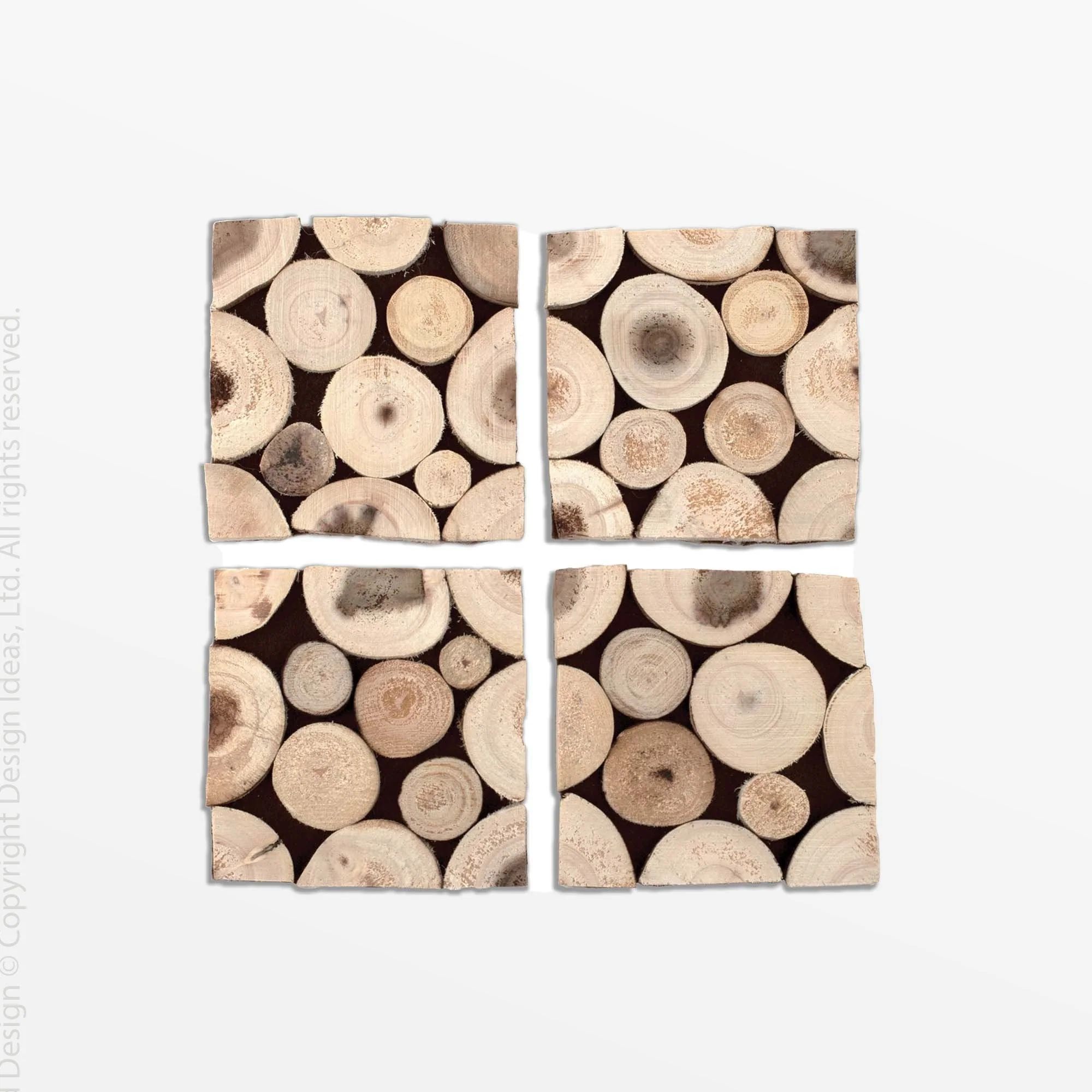 Branch™ Wood Coasters (set of 4) | Texxture Home