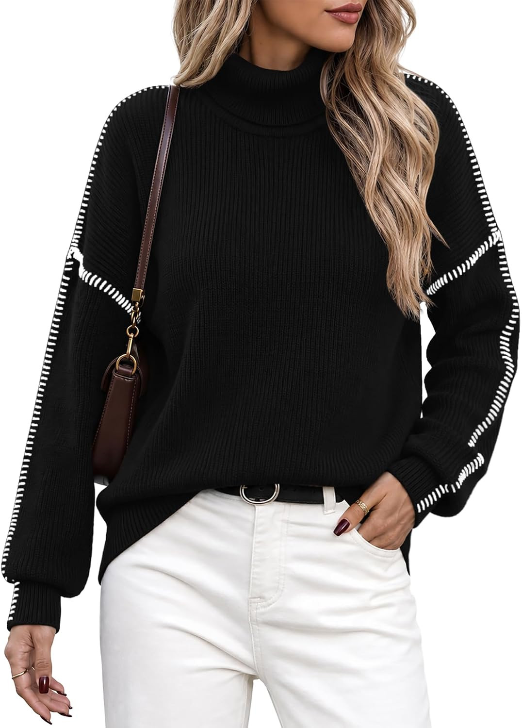 Sipaya Womens Oversized Chunky Tunic Sweaters 2026 Fall Winter Knitwear | Amazon (US)
