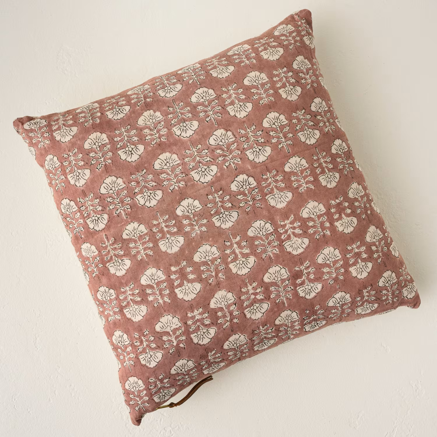 Flora Desert Clay Printed Pillow | Magnolia